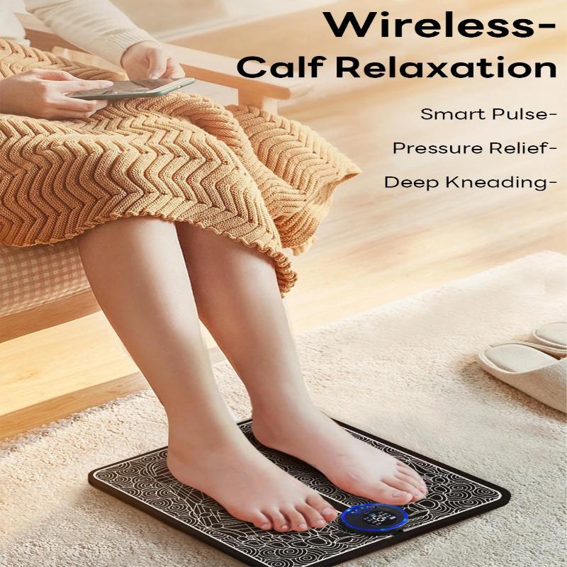 Electric Foot Massager Pad Muscle Massage Relaxation Trainer For Massage Fitness Outdoor Sport Home Family Relax with Remote Control