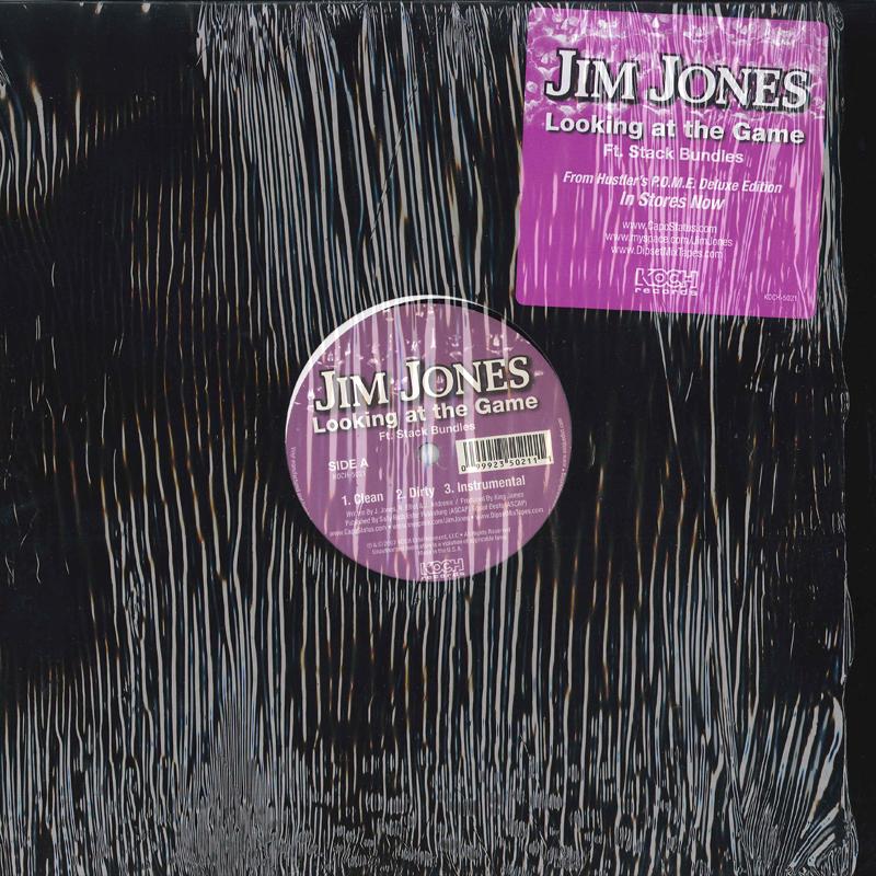 12inch Record JIM JONES - Looking At The Game KOCH 2007 US Rap & Hip-Hop/R&B Used