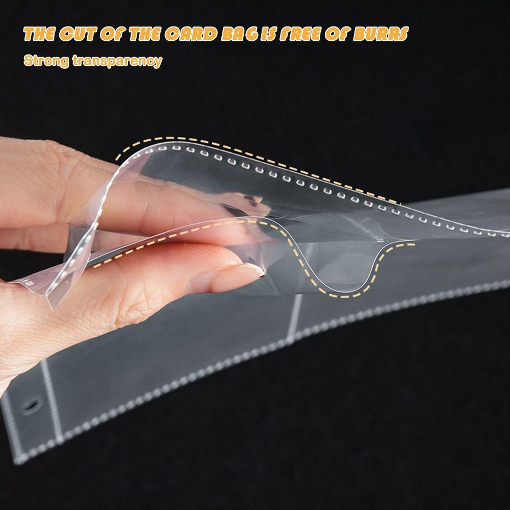 10PCS Multiple Pockets A4 Kpop Photocard  Binder Transparent Multiple Pockets Sleeve  Card