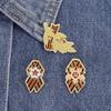 Russian War Memorial Alloy Ribbon Brooch Easy Clip On Fastening Badge For History Enthusiasts And Cultural Displays