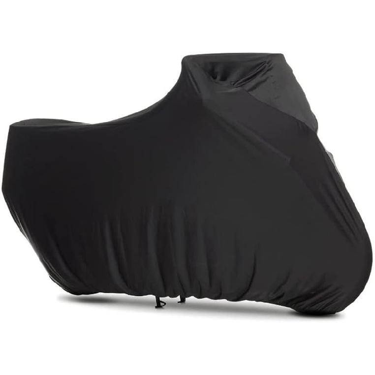 Indoor Motorcycle Cover Soft Stretch Dustproof Cover Compatible with All Motor, 96 inches L(96 inches)