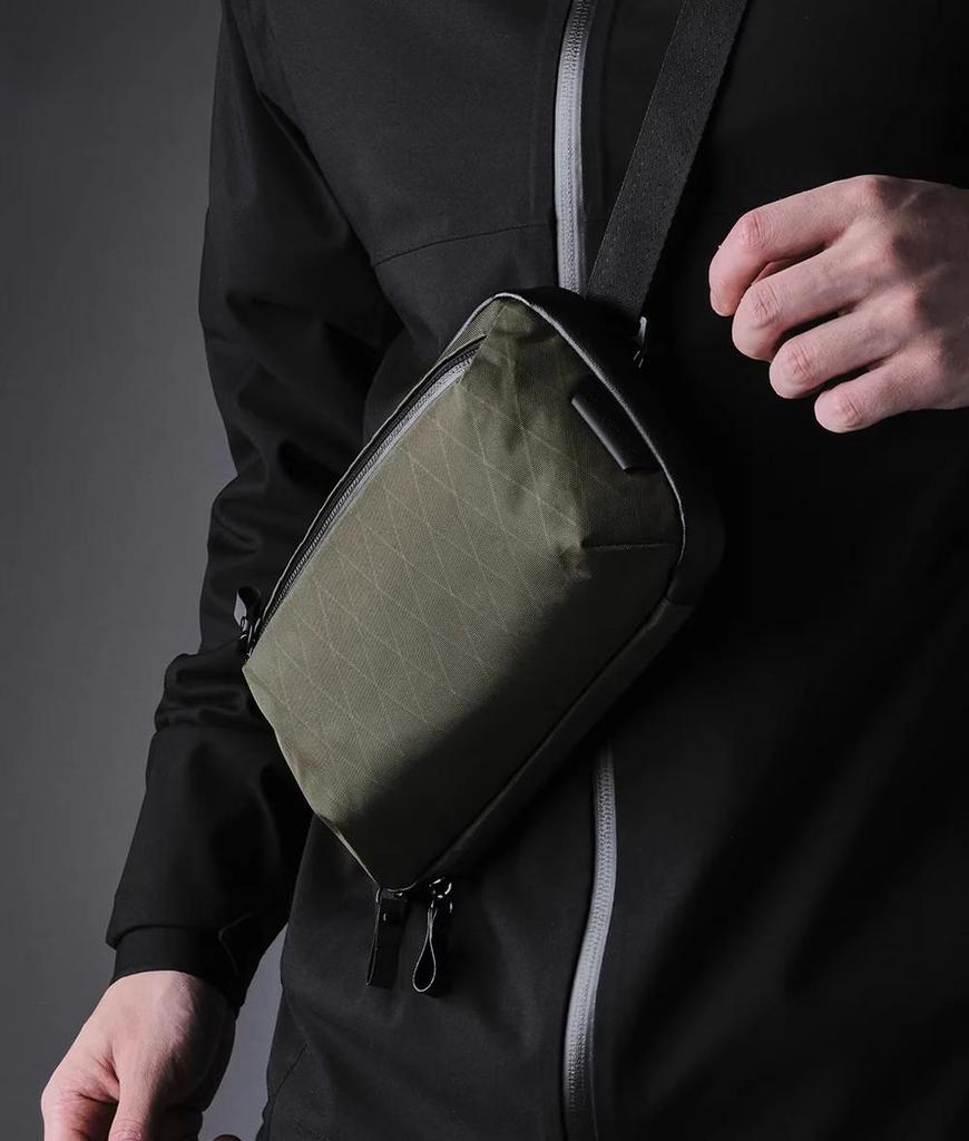 New Waterproof XPAC Nylon Men's Multifunctional Crossbody & Handbag