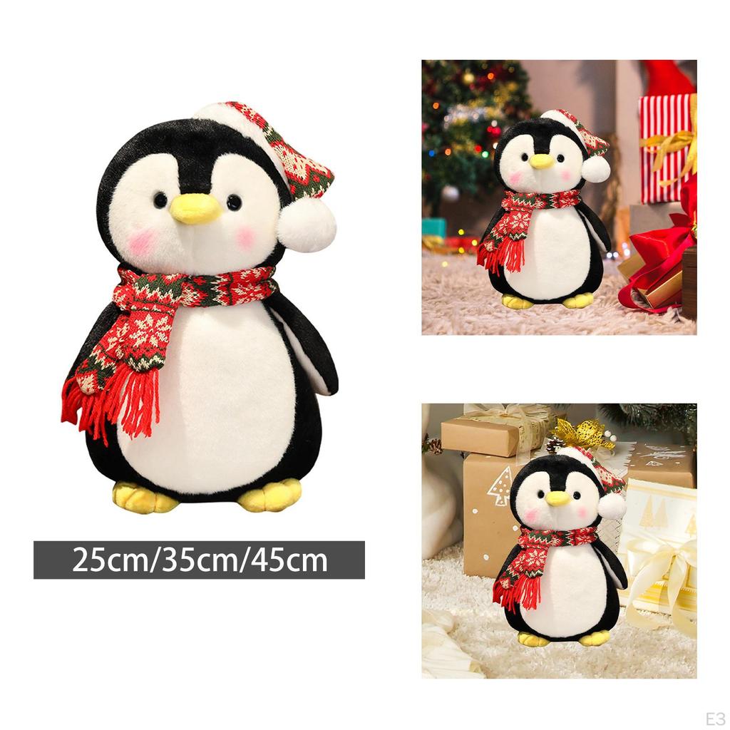 Penguin Plush Toy Cuddle Baby Shower Gifts Holiday Christmas Home Decoration for