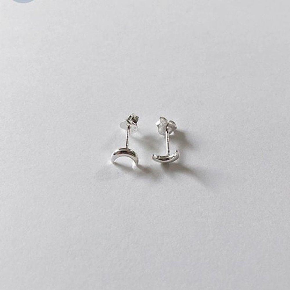 (Silver925) Mini Moon Earring Silver 925 Ear Cuff Bracelet