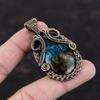 Watermelon Tourmaline Pendant Copper Wire Wrapped Jewelry Beautiful Gemstone Pendant Copper Wire Wrap Pendant Gift For Him Handmade Jewelry