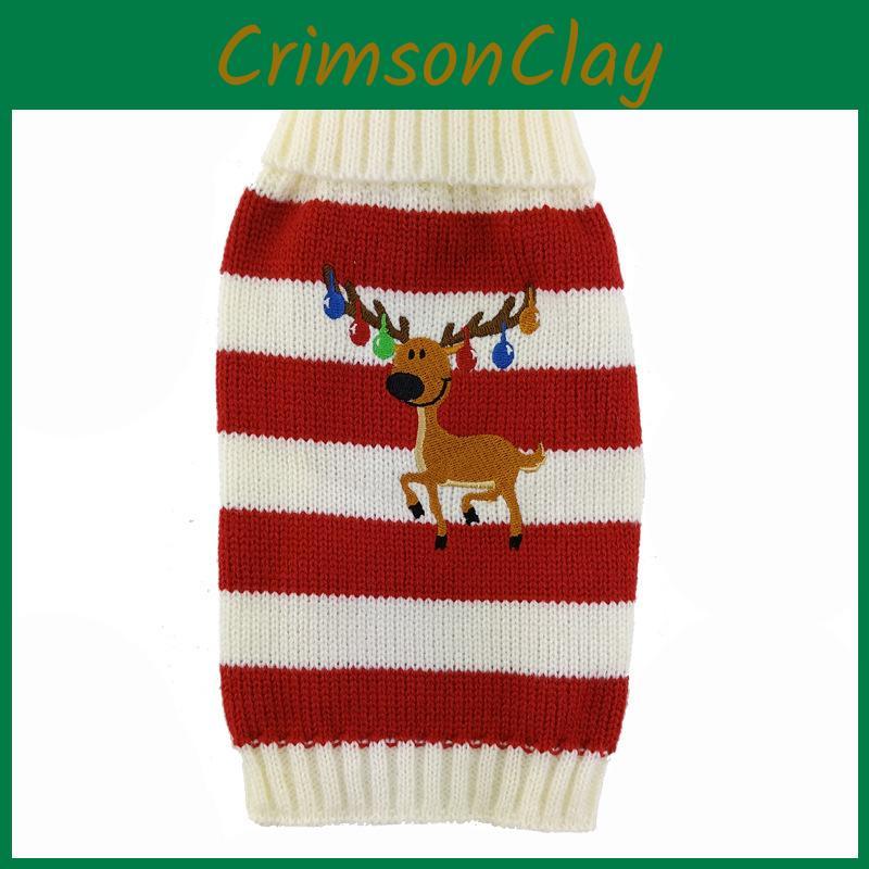 Christmas Dog Sweater With Wool Material For Small Breeds And Holiday Costume Ideas