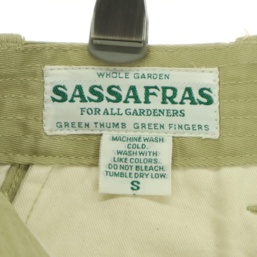 SASAFRAS Straight Pants S Beige Men's Used