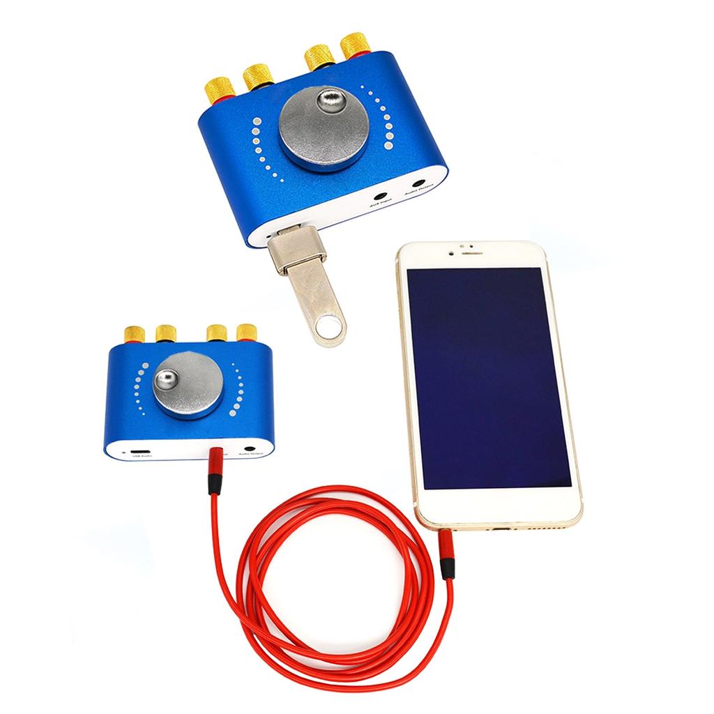 Bluetooth Power Amplifier 20W+20W 2 Channels Stereo Digital Speaker Audio Player DC8-24V