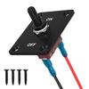 Heavy Duty Waterproof Toggle Switch 12V DC 30A 2 Pin SPST ON/Off Toggle Switch W