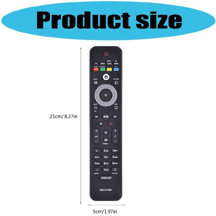 Easy Use Television Remote For RM-D1000 52PFL5604H Screens Controlller Straightforward Button Configuration