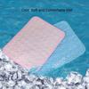 Summer 50x40cm Dog Pet Cool Mat for Summar Breathable Comfortable Mat Reusable Training Pad Dog Car Seat Cover Dog Bed