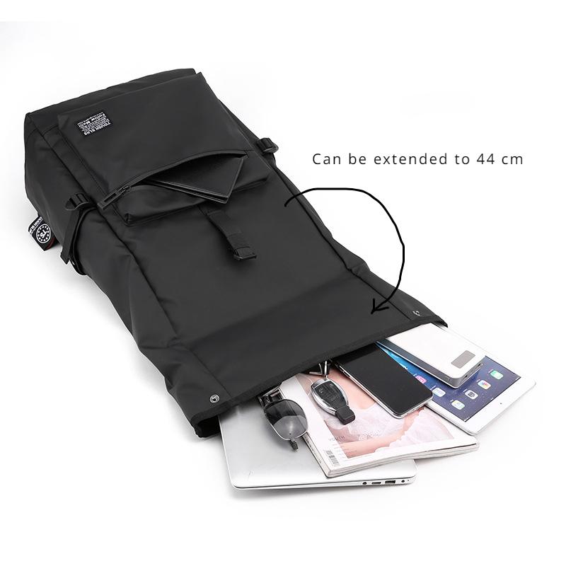 2025 Neuer Einfacher Unifarbener Herrenrucksack Lässige Reise-Umhängetasche Computer-Laptop-Rucksack Tragbare College-Studenten-Büchertasche