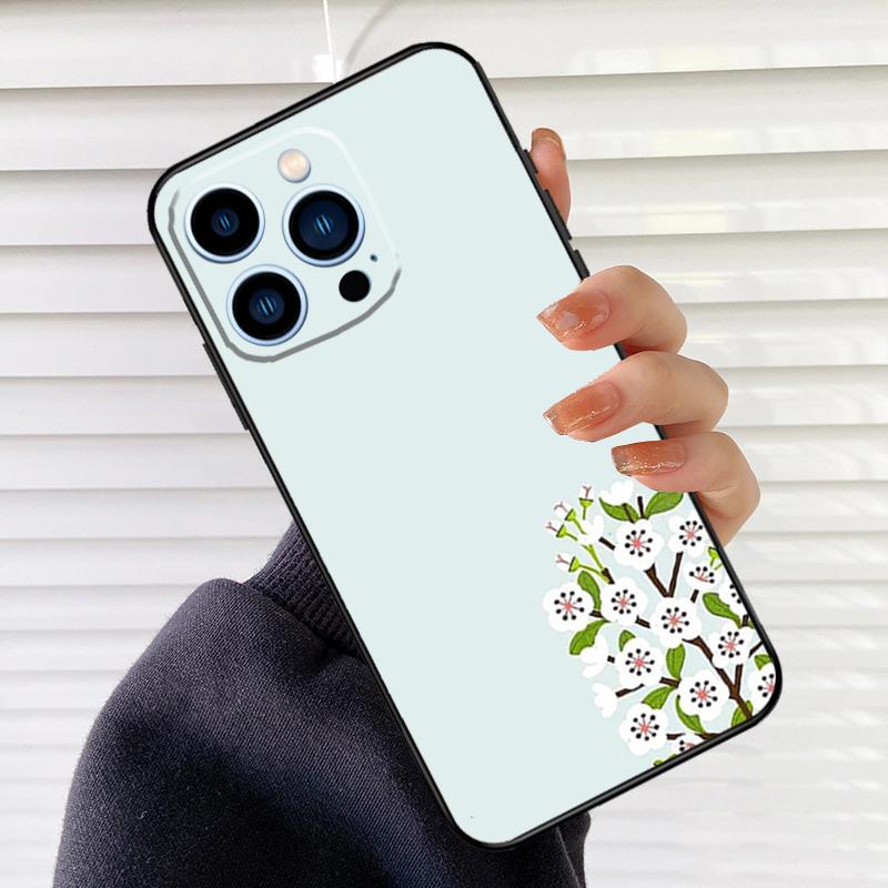 Purple Background Pattern Phone Case For iPhone 16 15 14 13 11 12 17 Pro Max mini 15 16 Plus 16e 17 Air Cover Fundas