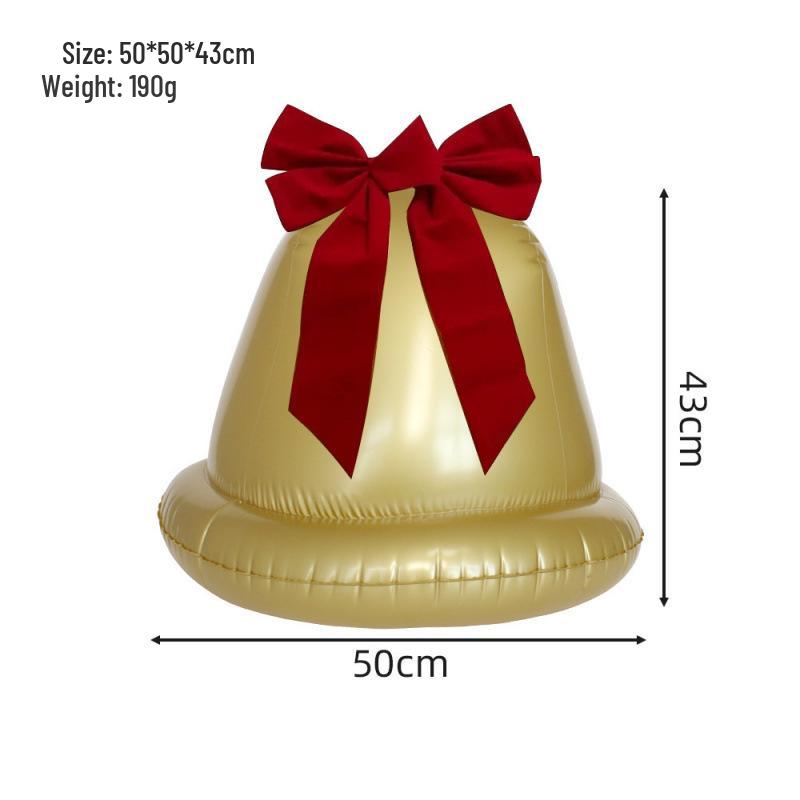 Outdoor Christmas PVC Inflatable Ball & Candy Cane Pendant Decoration