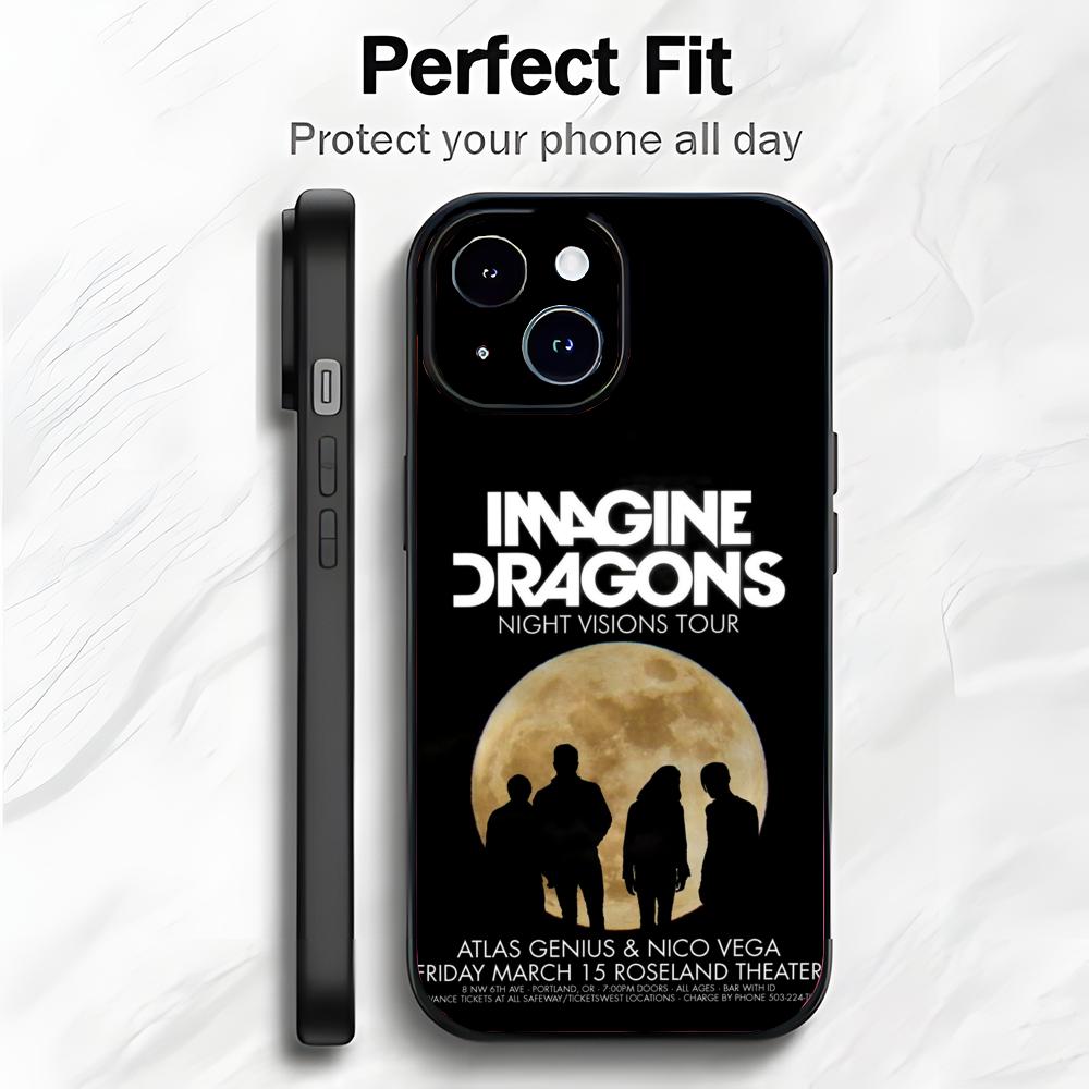 Rock Band L-Imagine D-Dragons Phone Case Phone Case Soft Packaging Lightweight For iPhone17 16 15 14 13ProMax iphone12promax