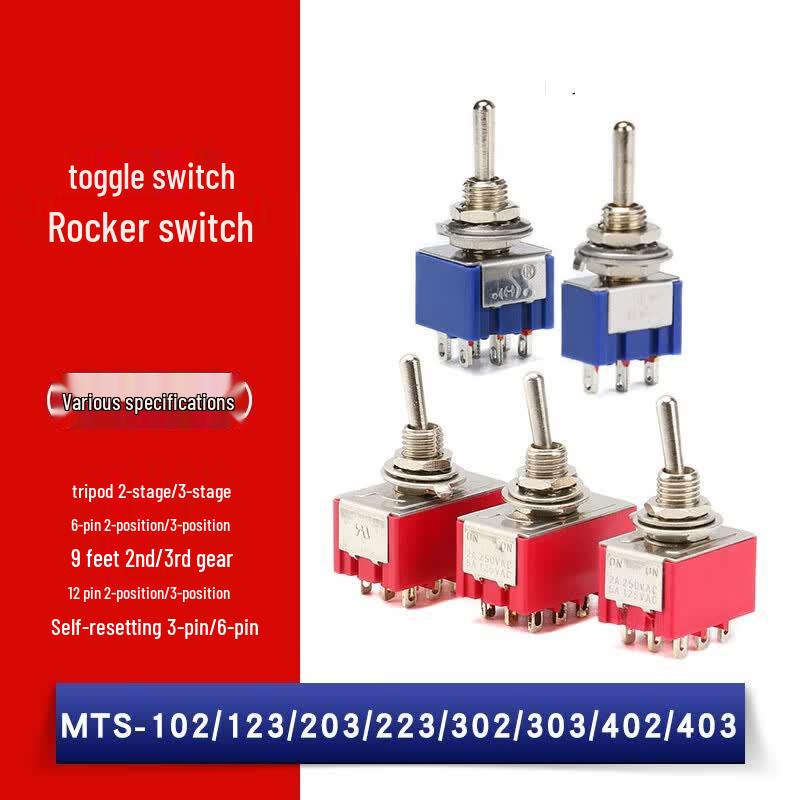 Kemarte MTS-102 3-Pin 2-Position Toggle Switch