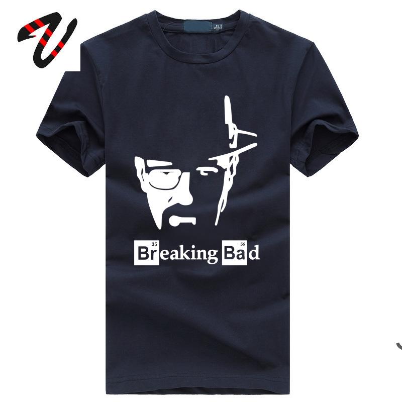 Chemical Breaking Bad Unisexs TShirts Walter White One Who Knocks Heisenberg Tshirts Homme Hipster Tees Oversized Clothing Shirt