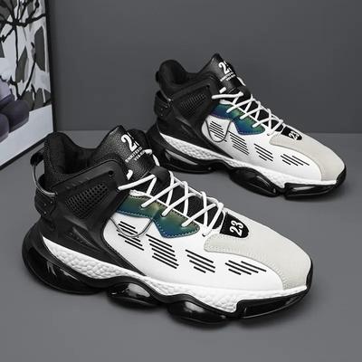 Fashion Autumn New Men Fashion Basketball Shoes Original Men's Sneakers High Top Outdoor Durable Casual Sports Lace Up Running Shoes