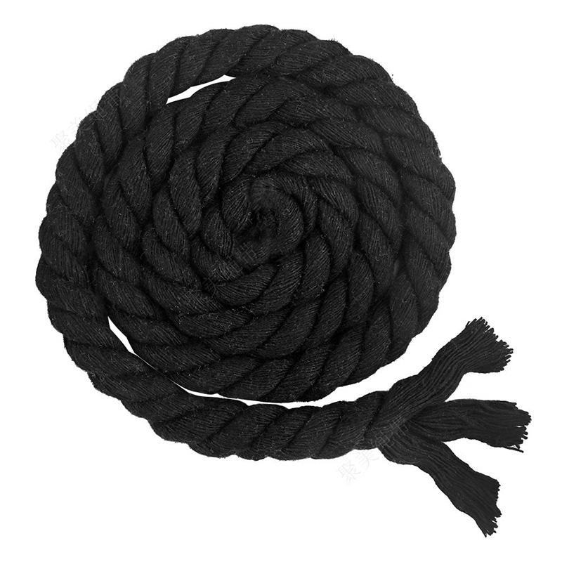 Meetee 10 Metre 5/8/10/12/20mm Renkli Pamuk Halat Üç telli Bükülmüş Makrome Kordon Ev Dekorasyon Halat Dikiş