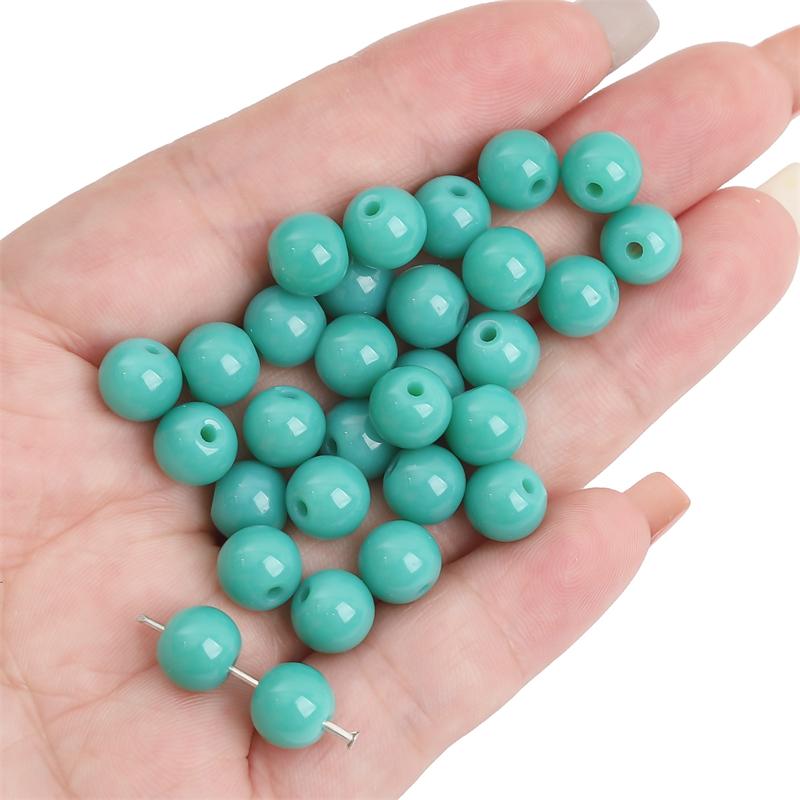 

20/50 шт. хрустальные стеклянные бусины однотонные ретро-бусины-разделители для самостоятельного изготовления ожерелья, браслета, ювелирных изделий 20pcs