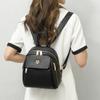 Solid-color Soft Leather Ladies' Fashionable Backpack, High-end Travel Mini Simple Trendy Ladies' Shoulder Bag