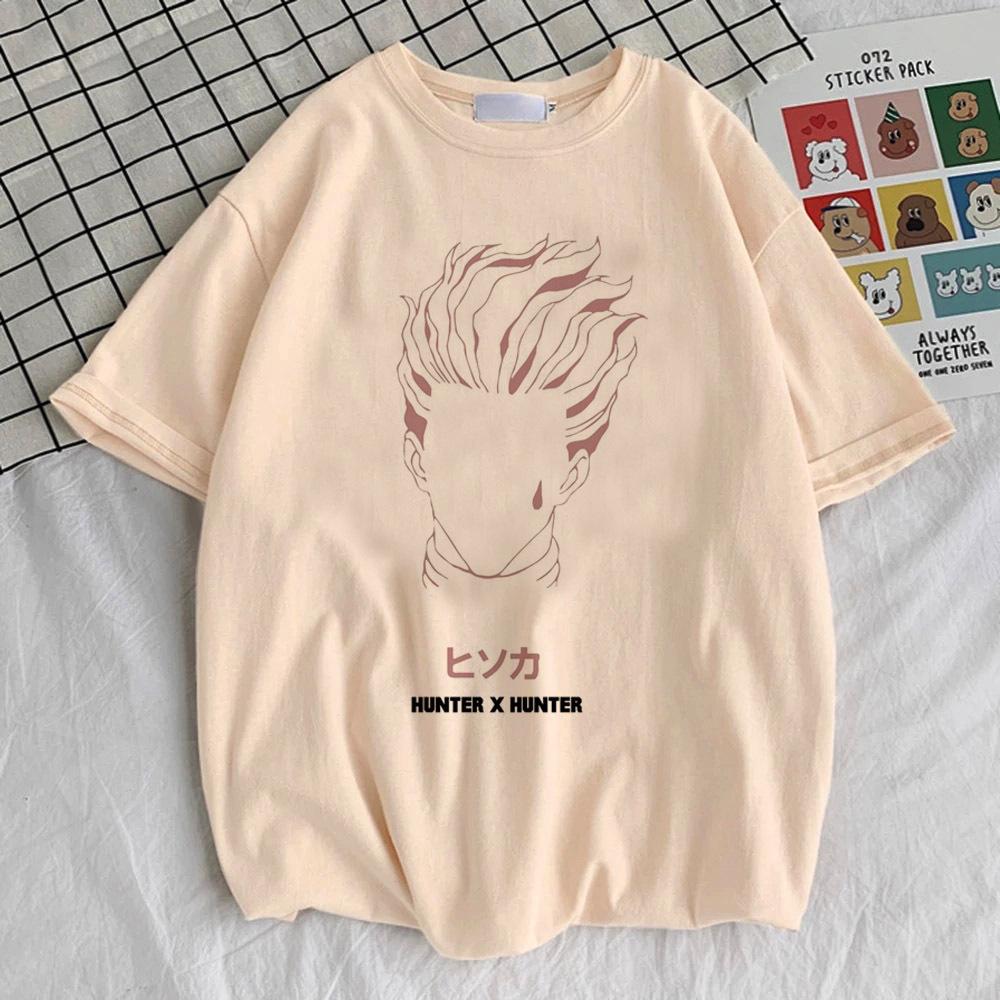Hunter x Hunter Killua Zoldyck Hisoka Kurapika Gon top tees female Colorful Grunge top tees Trendy harajuku korean clothes
