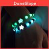 Halloween Ghost Lightup Glass Beaded Bracelet For Festival Celebrations