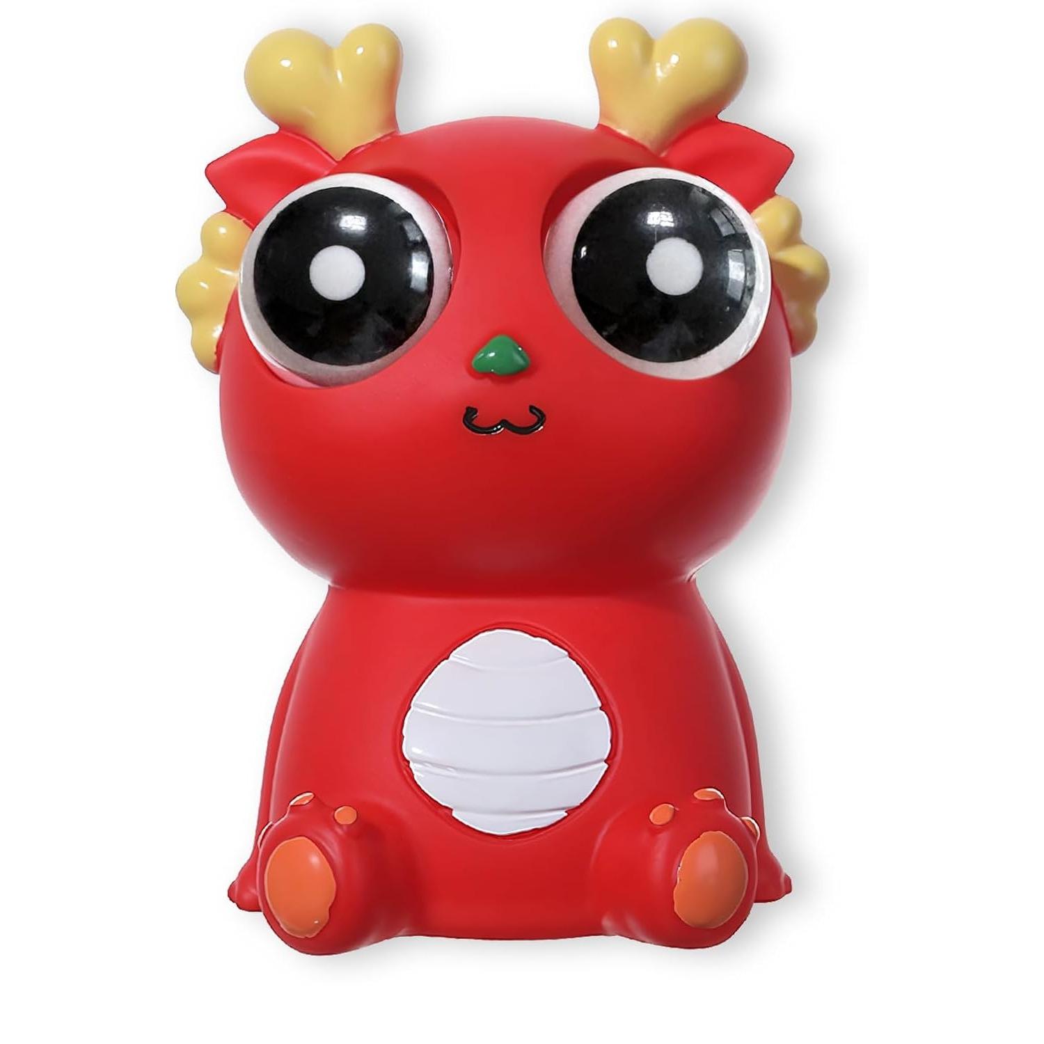 

Игрушка для снятия стресса Squeeze Eyeball Dragon, забавные игрушки с выскакивающими глазами, сувениры для вечеринок, идеальный подарок на все случаи жизни 11*6.5cm красный