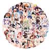 50/340 Anime Sexy Girl Graffiti Stickers Decorative Skateboard Guitar Personality Stickers