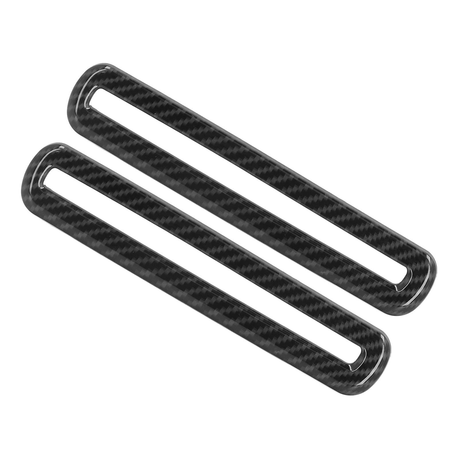 

2 шт. отделка вентиляционного отверстия для кондиционера в двери автомобиля из углеродного волокна для замены Dodge Challenger 20152021