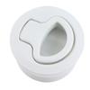 Plastic Flush Pull Hatch Latch Slam Latch for RV Marine Boat RV White