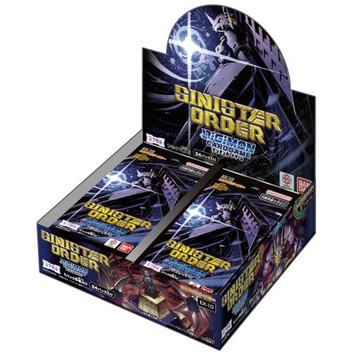 BANDAI Digimon Card Game Extra Booster SINISTER ORDEREX-10 (BOX) 24 Packs