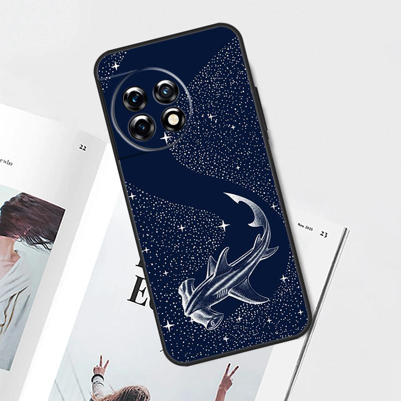 Starry Orca Whale Shark Case For OnePlus 12 11 9 10 Pro 8T 9R 10T 10R 12R OnePlus Nord 2 2T N20 N10 CE 3 Lite Cover