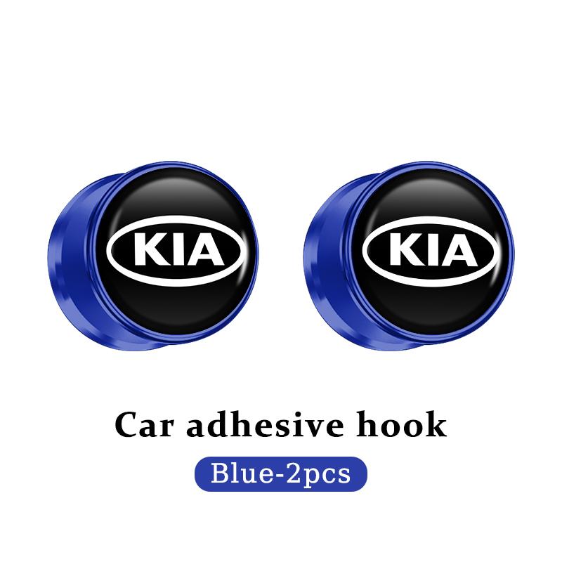 For KIA Car Hooks Small Hanger Self Adhesive Sticky Storage Auto Accessories Spectra Sedona Cadenza Proceed Sephia Stonic Carens