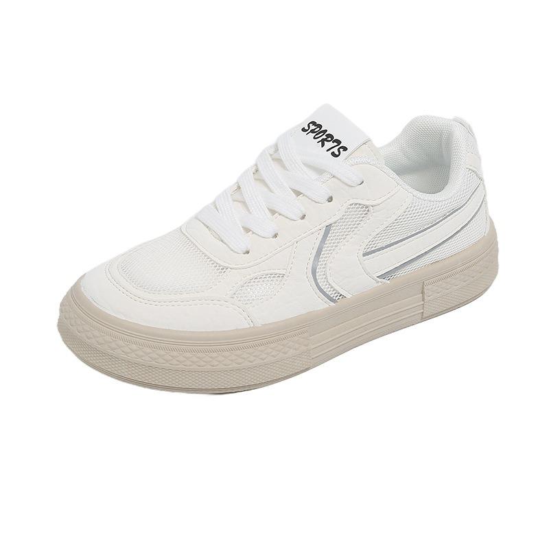 Summer new breathable little white shoes female students through the net versatile casual sports shoes