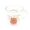 HeY LiLac 420ml/450ml Capybara Heat-Resistant Borosilicate Decal Glass Mugs Lead-free glass handle cup