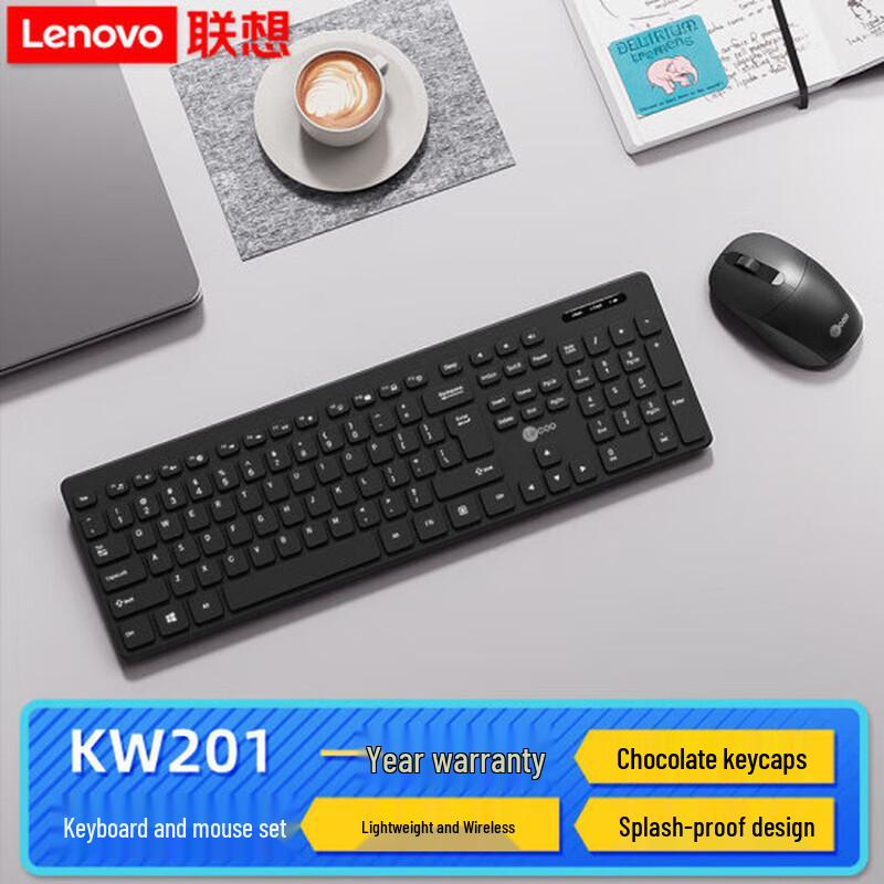 

Lenovo KW201 Wireless Keyboard and Mouse Combo