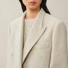 LESS Women's Loose Wool Blend Blazer