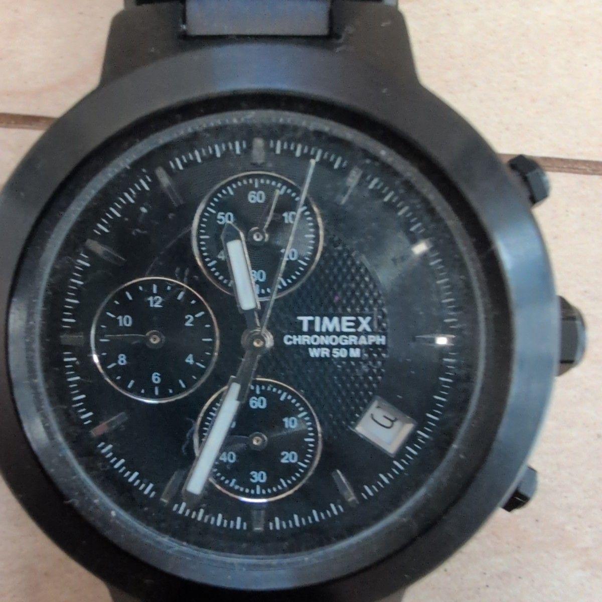 [Price reduction] TIMEX Chronograph WR 50 M Watch Black