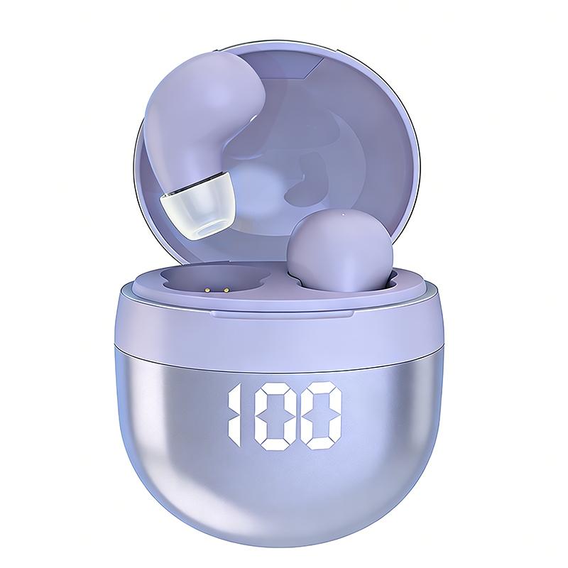 SK18-Auricolari Wireless Invisibili per Dormire Versione Bluetooth 5.3 Mini Auricolari Cuffie Cancellazione del Rumore Controllo Touch