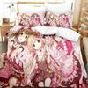 Anime Chieri Ogata Bedding Set Duvet Cover Bed Set Quilt Cover Pillowcase Comforter King Queen Size Boys Adult Bedding Set