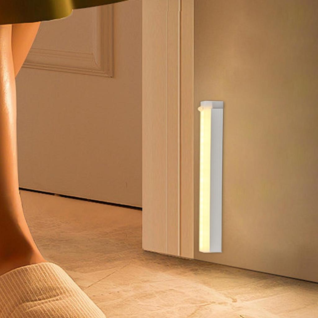 10cm LED Motion Sensor Light Wireless LED Night Light Type C Rechargeable Light Cabinet Wardrobe Lamp Staircase Backlight