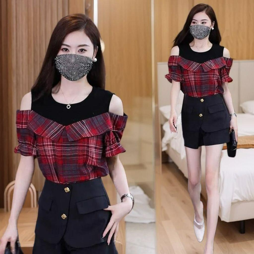 Spring and Autumn Plus Fat Plus Size Sweater Suit Women Loose Printing Casual Sports Two-piece Suit Women S