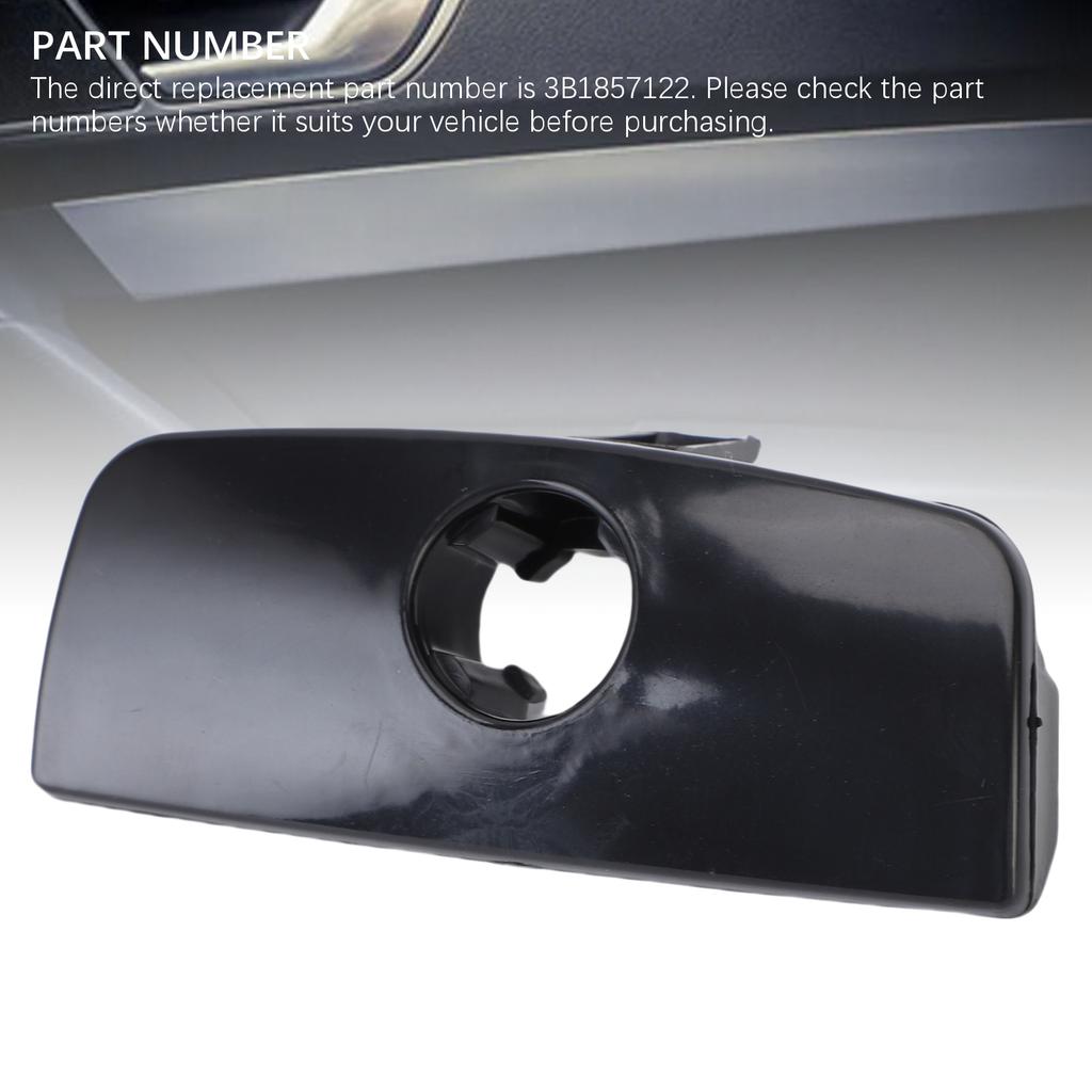 Glove Box Door Lid Cover with Keyhole 3B1857122 Glove Compartment Handle Opener Replacement for B5 1998 2005 Black