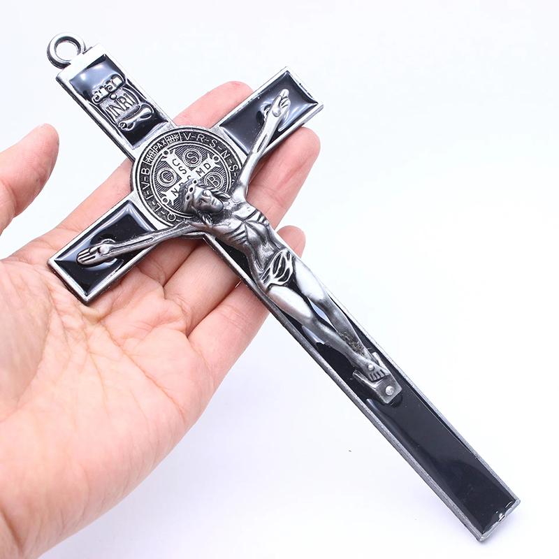 Metalllegierung Kreuz Jesu Glaube Mode Dekoration Zubehör Tragbar Langlebig Zuhause Festliche Dekorative Eigenschaften Retro Geschenk