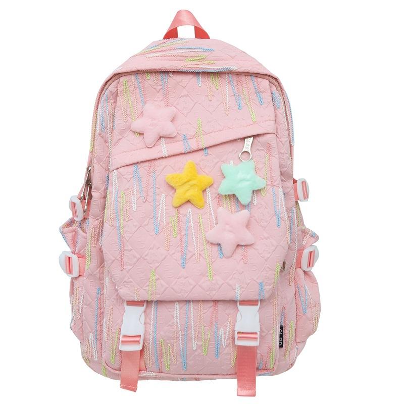 

TS JYL laptop bag,Japanese School Style Backpack Women Light Laptop Student School Bag One size fits all розовый