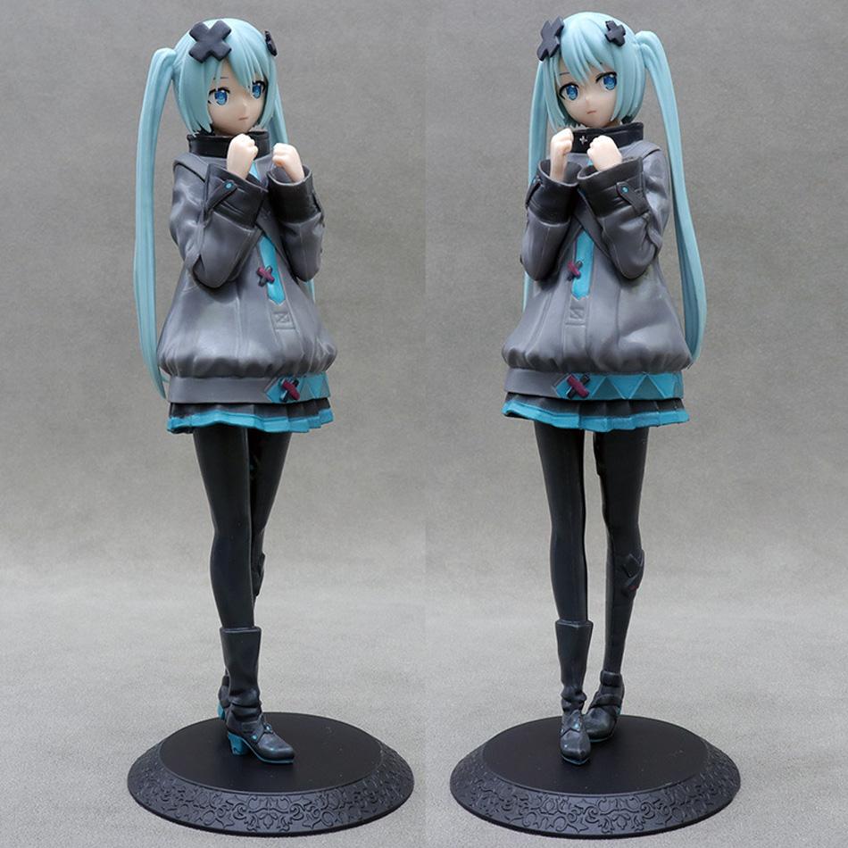 Hot Luminasta World Plan Closed Window World Hatsune Miku 21cm Hand Held Birthday Halloween Fashion Doll Gift