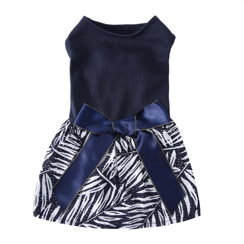 Haine de primăvară și de vară Fusta cu flori pentru animale de companie Haine pentru câini Fusta dragoste pisicuță Haine pentru cățeluș Fusta de vară