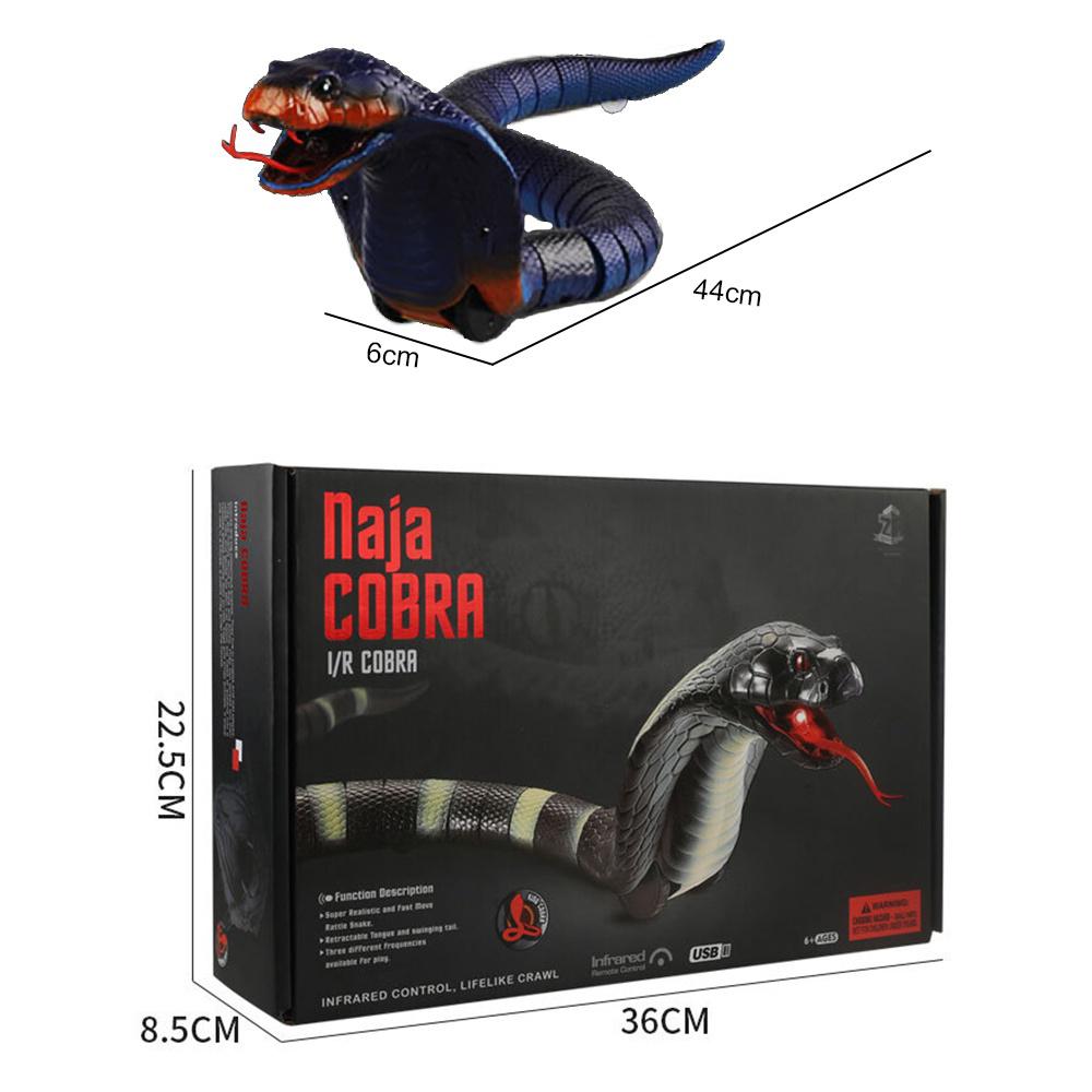 Serpent Robotique Ruluti - Télécommande Infrarouge, 44cm, 3 Fréquences, Pour Enfants 8+