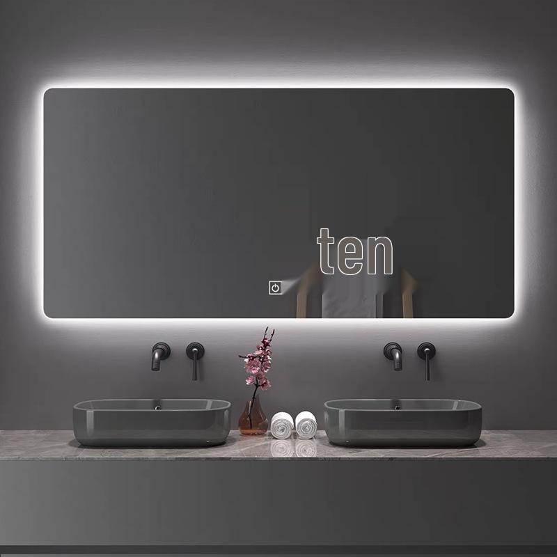 Modern Minimalist Multifunctional Smart Bathroom Mirror with Defogging and Light